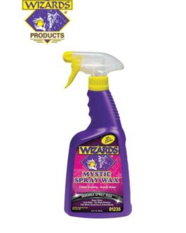 WIZARDS® Mystic Spray Wax™ 01235 Slick Finish Detailer, 22 oz Spray Bottle, Off-White