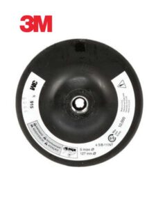 Scotch-Brite™ 05682 916 Series Regular Disc Pad Holder, 6 in Dia, 5/8 in - 11 TPI Arbor, Hook and Loop Attachment