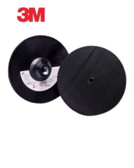 Scotch-Brite™ 05682 916 Series Regular Disc Pad Holder, 6 in Dia, 5/8 in – 11 TPI Arbor, Hook and Loop Attachment
