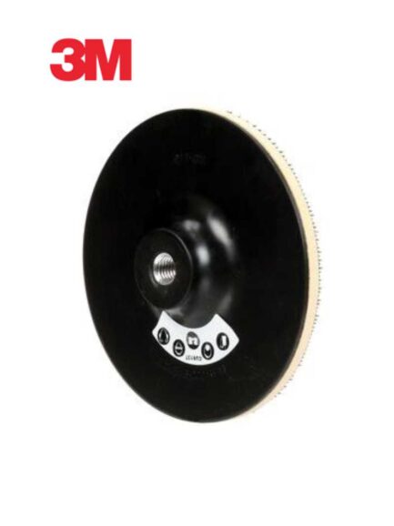 3M™ 09450 917 Series Regular Disc Pad Holder, 7 in Dia, 5/8 in - 11 TPI Arbor, Hook and Loop Attachment - Imagen 3