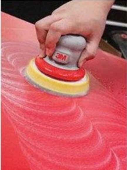 3M™ Hookit™ 20425 Low Profile Finishing Dust Control Clean Sanding Disc Pad, 6 in Dia - Imagen 3