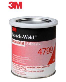 3M™ Industrial Adhesive 4799, Black, 1 Quart Can, 12/case