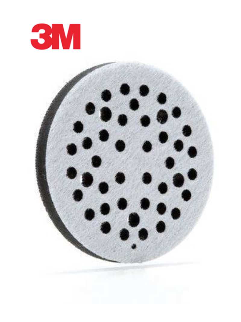 3M™ 28321 Clean Sanding Soft Interface Disc Pad, 5 in Dia x 3/4 in L x 5 in W, Hook and Loop Attachment - Imagen 3