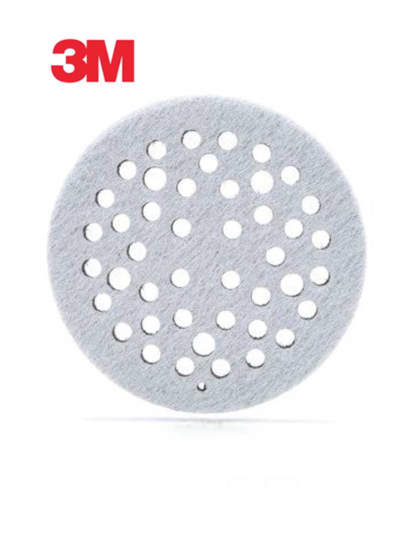 3M™ 28321 Clean Sanding Soft Interface Disc Pad, 5 in Dia x 3/4 in L x 5 in W, Hook and Loop Attachment - Imagen 2