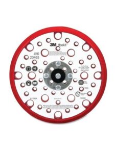 3M™ Hookit™ Low Profile Disc Back-up Pad 30160, 6 Inch, Red Foam, 10/Case