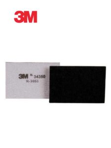 3M™ 34350 Flexible Abrasive Interface Pad, 5 in L x 3 in W, Hook and Loop Attachment