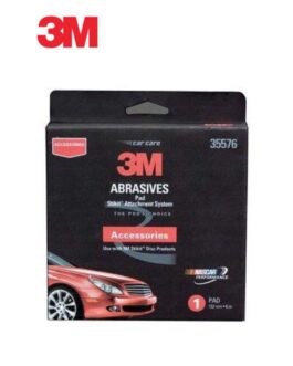 3M™ 35576 45 deg Disc Pad, 6 in Dia, 5/16 in - 24 TPI Arbor, PSA Attachment