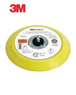 3M™ 35576 45 deg Disc Pad, 6 in Dia, 5/16 in – 24 TPI Arbor, PSA Attachment