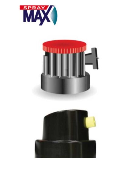 SprayMax® Fill Can® 3746213 Nozzle, Black/Yellow, Use With: 1K and 2K FillClean Aerosols