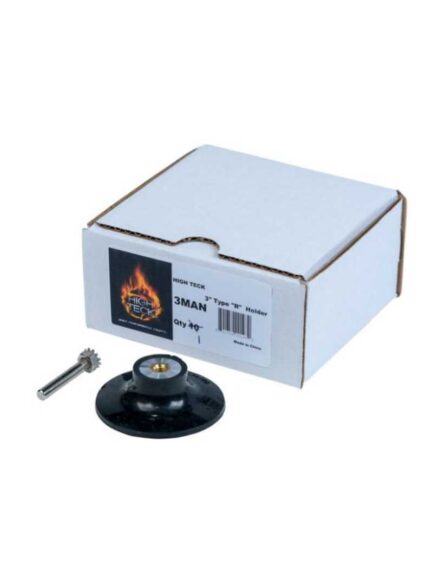 High Teck™ 3MAN Mandrel and Back-Up Pad, 3 in