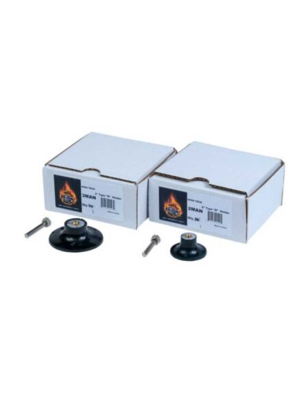 High Teck™ 3MAN Mandrel and Back-Up Pad, 3 in - Imagen 2