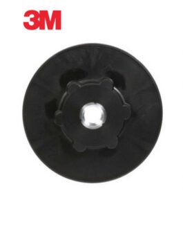 3M™ 45190 451 Series Retainer Nut Disc Pad Hub, 4-1/2 in Dia, 5/8 in – 11 TPI Arbor, Threaded Attachment