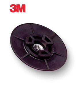 3M™ 45190 451 Series Retainer Nut Disc Pad Hub, 4-1/2 in Dia, 5/8 in – 11 TPI Arbor, Threaded Attachment