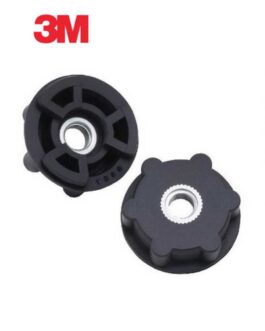 3M™ 45205 Retainer Nut Disc Pad Hub, 2-1/2 in Dia, 5/8 in – 11 TPI Arbor, Threaded Attachment
