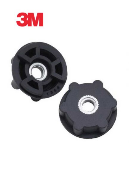 3M™ 45205 Retainer Nut Disc Pad Hub, 2-1/2 in Dia, 5/8 in - 11 TPI Arbor, Threaded Attachment