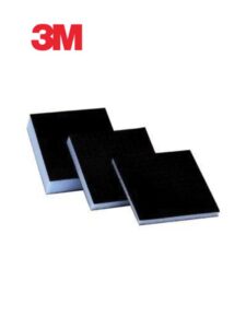 3M™ 05612 Foam Hand Sanding Set, 5.22 in Dia L x 2.64 in W, Hook and Loop Attachment