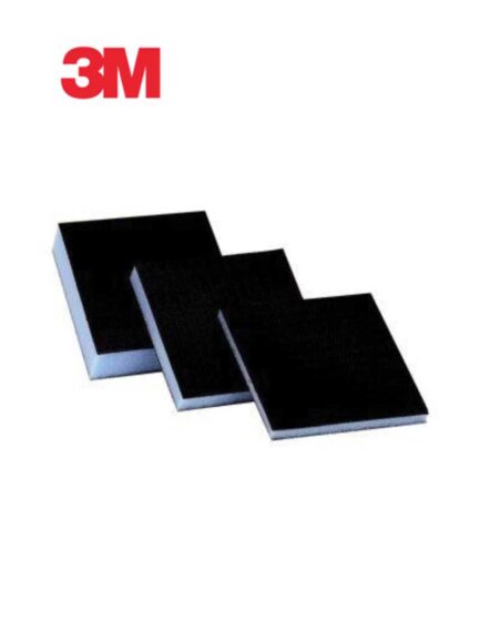 3M™ 05612 Foam Hand Sanding Set, 5.22 in Dia L x 2.64 in W, Hook and Loop Attachment