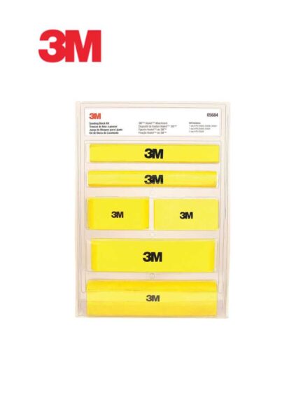 3M™ 05684 Hand Sanding Block Kit, Hookit™ Attachment