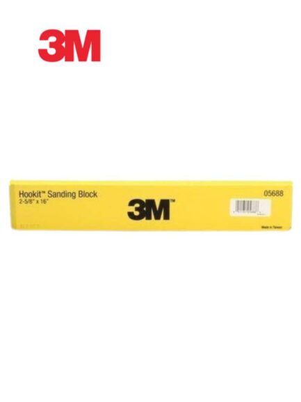 3M™ 05688 Sanding Block, 16 in Dia L x 2-5/8 in W, Hook and Loop Attachment