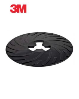 3M™ 81729 817 Series Retainer Nut Ribbed Disc Pad Face Plate, 9 in Dia, Disc Pad Hub Attachment
