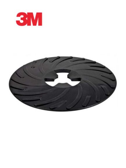 3M™ 81729 817 Series Retainer Nut Ribbed Disc Pad Face Plate, 9 in Dia, Disc Pad Hub Attachment