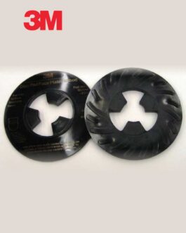 3M™ 81733 817 Series Retainer Nut Ribbed Disc Pad Face Plate, 5 in Dia, Disc Pad Hub Attachment