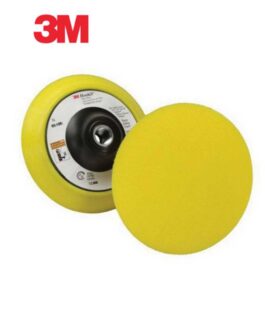 3M™ 85105 Dust Control Regular Disc Pad, 5 in Dia, 5/8 in - 11 TPI Arbor, Hook and Loop Attachment