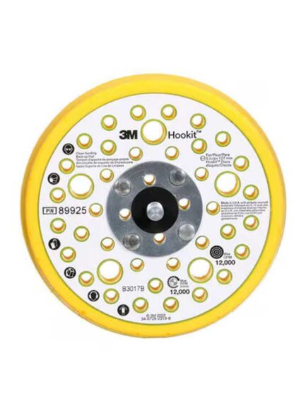 3M™ Hookit™ Low Profile Back-up Pad, 89925, 5 in x 11/16 in x 5/16 in-24 Externa
