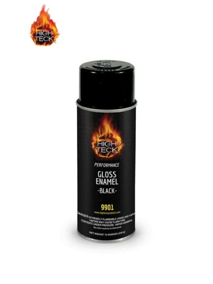 High Teck™ 9901 Performance Series Enamel, 12 oz, Aerosol Can, Gloss Black