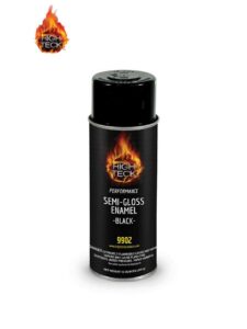 High Teck™ 9902 Performance Series Enamel, 12 oz, Aerosol Can, Semi-Gloss Black