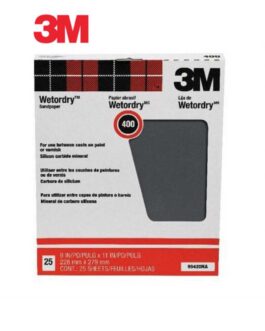 Wetordry™ 99420 Sanding Sheet, 9 in W x 11 in L, 400 Grit