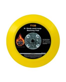 High Teck™ T150 Backing Pad, 6 in Dia, 10000 rpm, Medium Density, Hook and Loop, Polyurethane Foam