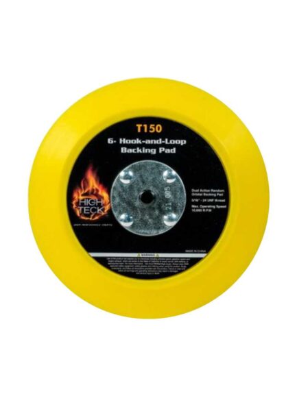 High Teck™ T150 Backing Pad, 6 in Dia, 10000 rpm, Medium Density, Hook and Loop, Polyurethane Foam - Imagen 2