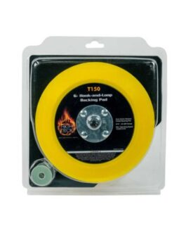 High Teck™ T150 Backing Pad, 6 in Dia, 10000 rpm, Medium Density, Hook and Loop, Polyurethane Foam