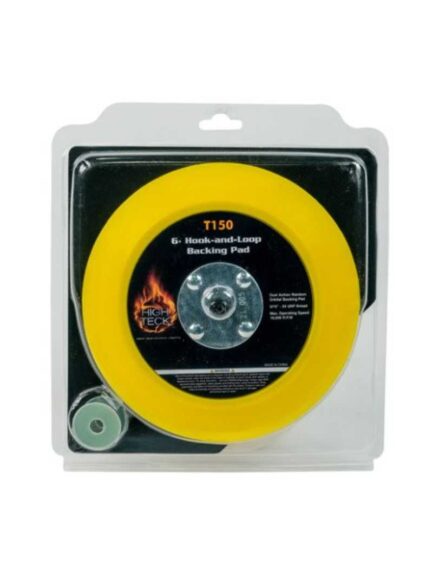 High Teck™ T150 Backing Pad, 6 in Dia, 10000 rpm, Medium Density, Hook and Loop, Polyurethane Foam