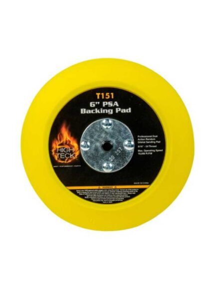 High Teck™ T151 Backing Pad, 6 in Dia, 10000 rpm, Medium Density, PSA, Polyurethane Foam - Imagen 2