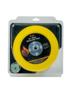 High Teck™ T151 Backing Pad, 6 in Dia, 10000 rpm, Medium Density, PSA, Polyurethane Foam