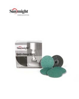 Sunmight 00102 Closed Coated Quick Change Disc, 3 in, P36 Grit, Alumina Zirconia, Roloc Attachment