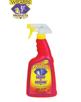 WIZARDS® MIST-N-SHINE® 01214 High-Gloss Professional Car Detailer and Surface Cleaner, 22 oz Spray Bottle, Pink