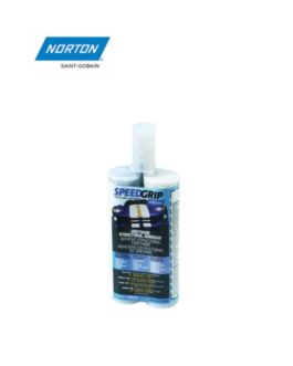 Norton® SPEEDGRIP™ 04615 Structural Adhesive, 220 mL, Liquid, Black, 1.288 at 70 deg F, 1.5 min Application