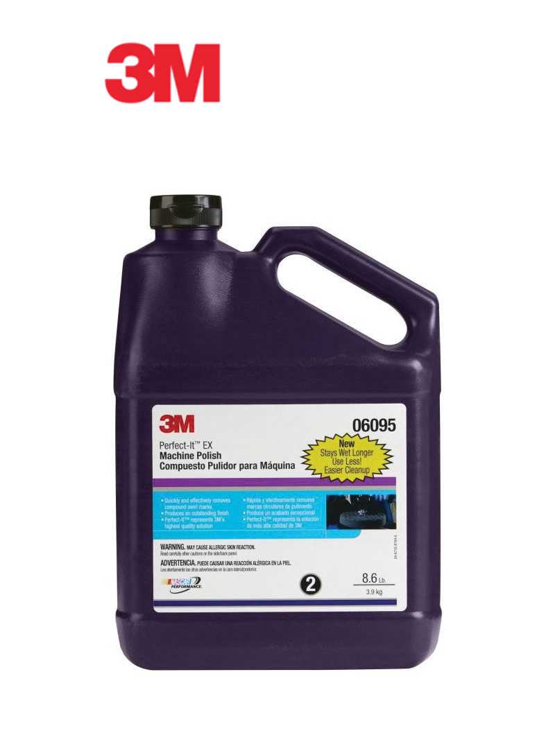 Perfect-It™ 06095 EX Machine Polish, 1 gal Bottle, Liquid, Gray, Polish