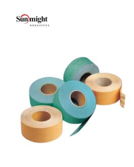 Sunmight Gold 22206 Open Coated Sheet Roll, 2-3/4 in W x 25 yd L, P80 Grit, Premium Aluminum Oxide Abrasive