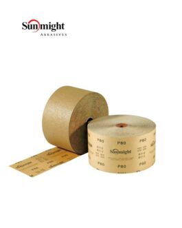 Sunmight Gold 06114 Open Coated Sheet Roll, 2-3/4 in W x 45 yd L, P320 Grit, Premium Aluminum Oxide Abrasive