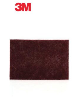 Scotch-Brite™ 07447 Non-Woven Sanding Hand Pad, 6 in W x 9 in L, 320/400 Grit, A Very Fine Grade, Maroon