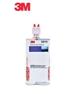 3M™ 08115 2-Part Panel Bonding Adhesive, 200 mL Dual Syringe Cartridge, Viscous Liquid, Black, 1.2, 24 hr Curing