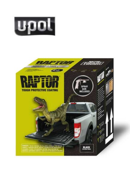 U-POL® 0820G National Rule Raptor Kit, 1 gal, Black, 125 sq-ft Coverage
