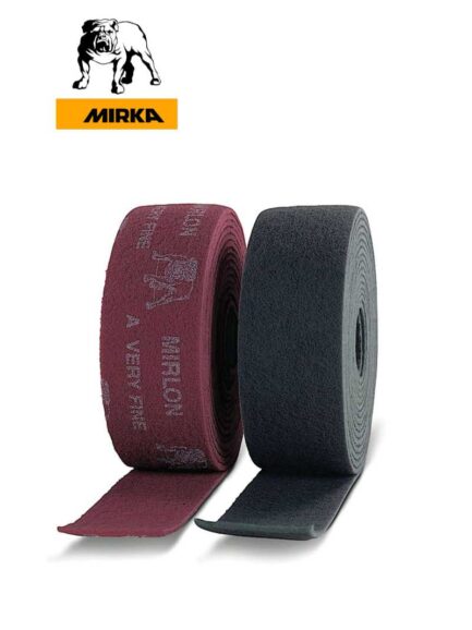 Mirka® Mirlon 18-573-448 18 Series Non-Woven Scuff Roll, 4 in W x 33 ft L, 1500 Grit