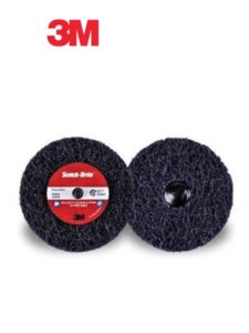 Scotch-Brite™ 21552 XT Pro Series Clean and Strip Disc, 4 in Dia, Extra Coarse Grade, 12000 rpm, Purple