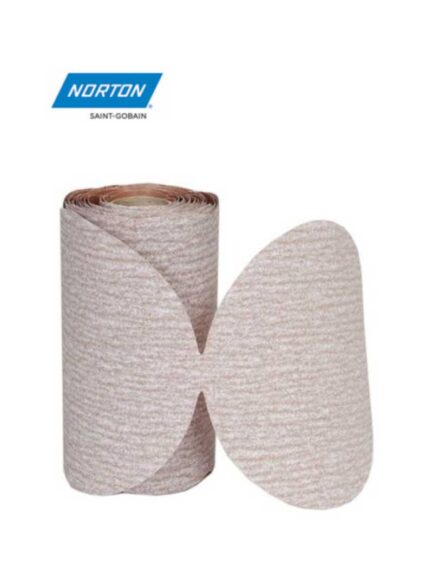 Norton® A275OP™ 31477 Sanding Disc Roll, 6 in, P180 Grit, Aluminum Oxide, PSA Attachment