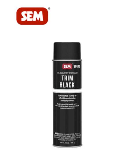 Trim Black 39143 Trim Paint, 20 oz Aerosol Can, Black